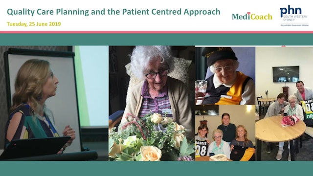 Quality care planning and the patient centred approach Kim Poyner Medicoach