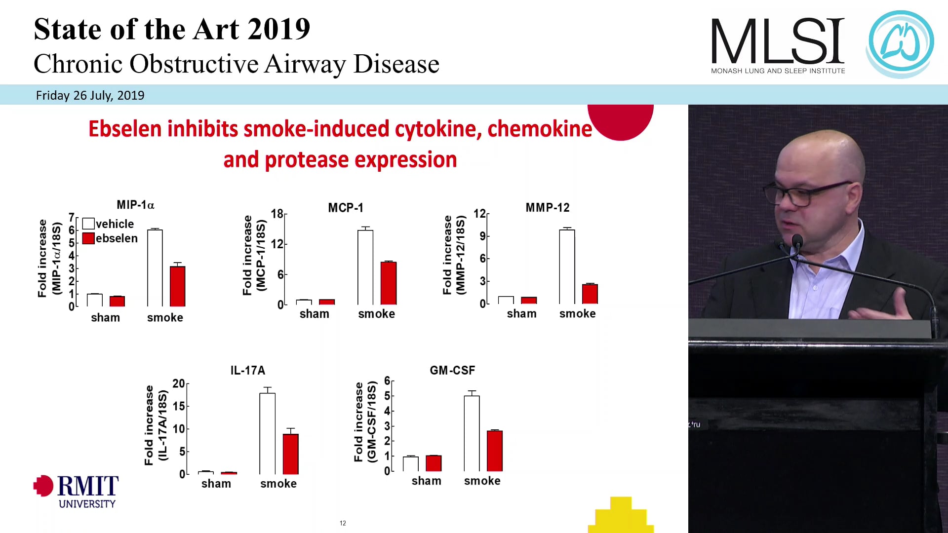 Developments in the basic science of COPD Clinical Implications Prof Ross Vlahos