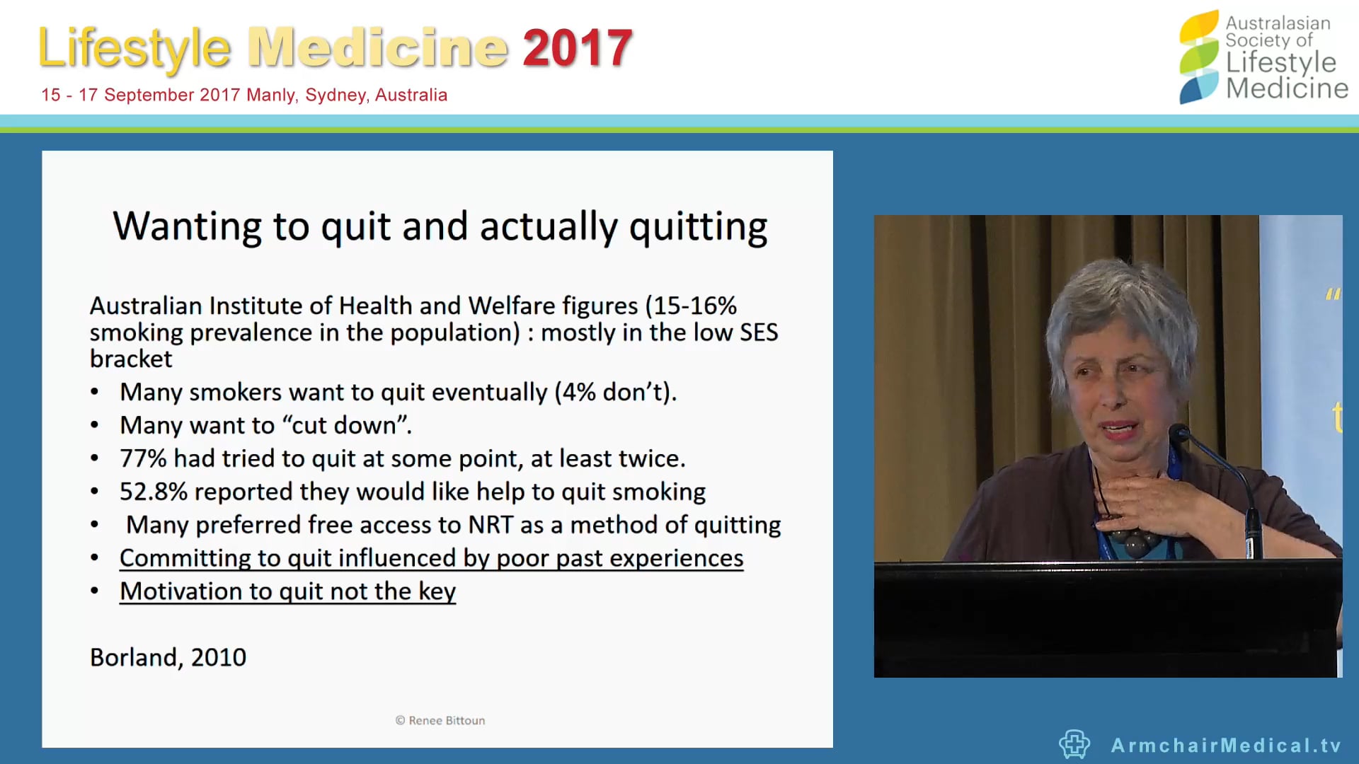 Smoking Motivating the Unmotivated Prof Renee Bittoun