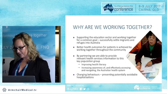 Collaboration across the health education sectors for the benefits of migrants Renee Riddle SNPHN