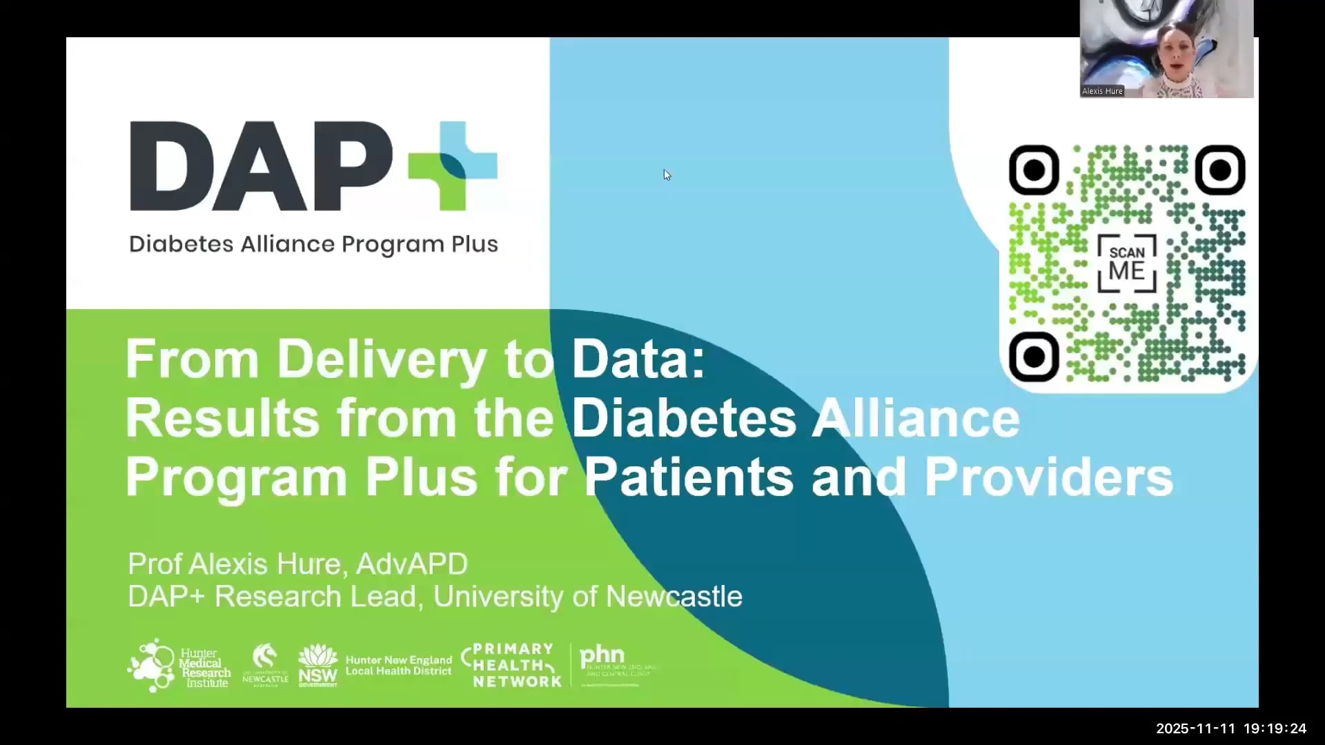 From Delivery to Data Results from the DAP+ for Patients and Providers Professor Alexis Hure