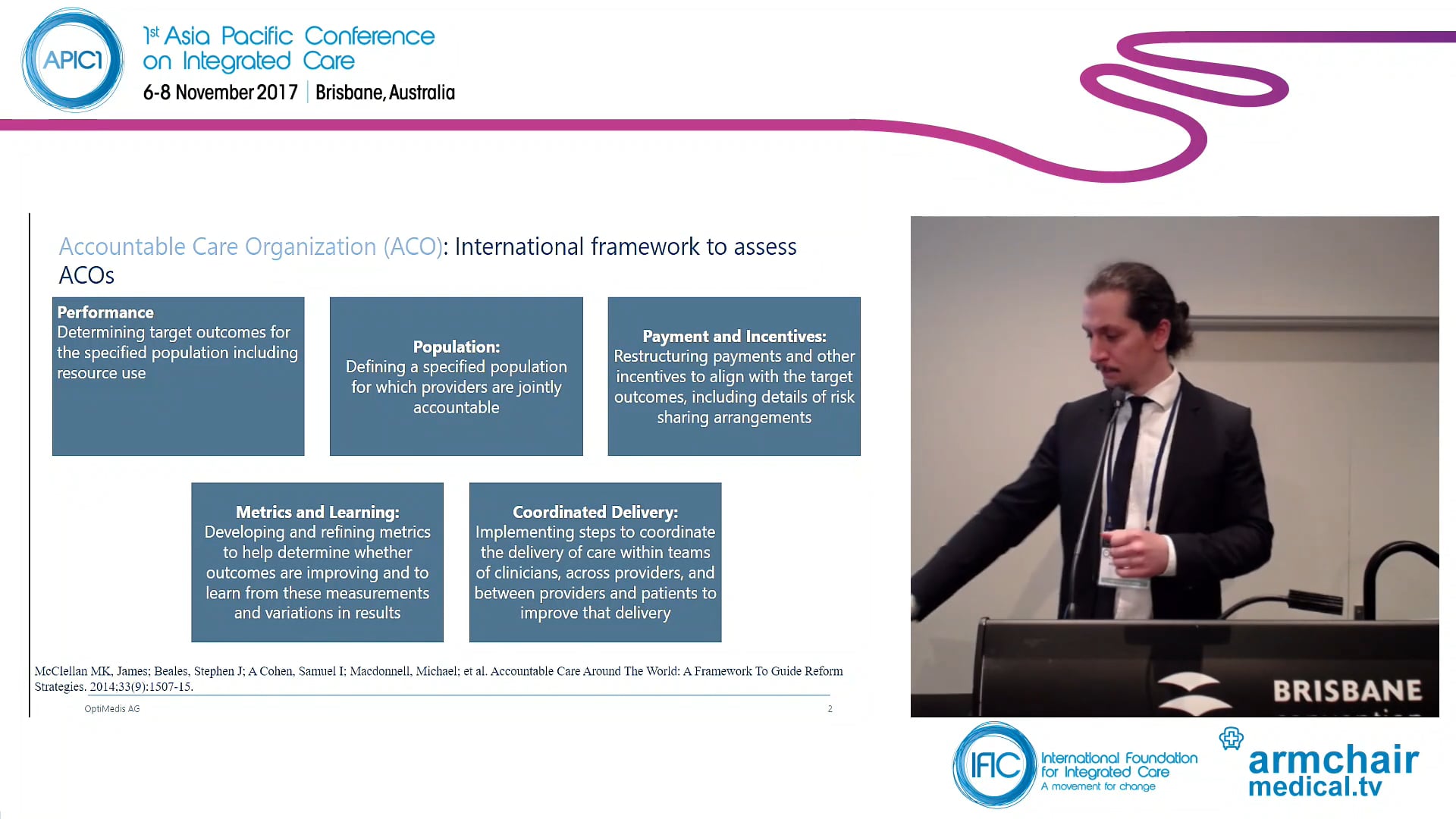 Re-orienting the model of care towards accountability for whole regions Dr Alexander Pimperl, OptiMedis AG, Germany