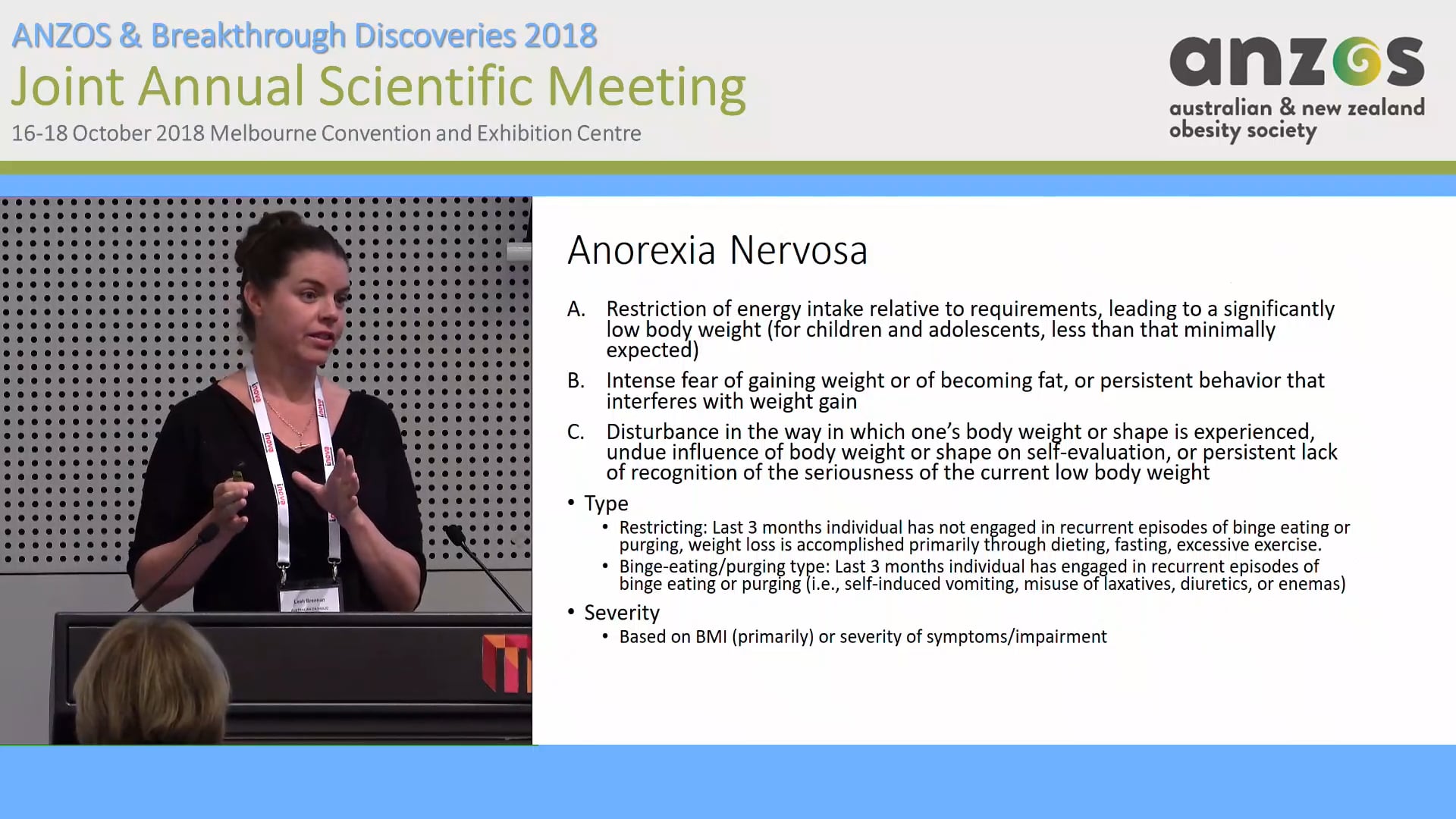 Eating disorders and disordered eating in obesity - Leah Brennan