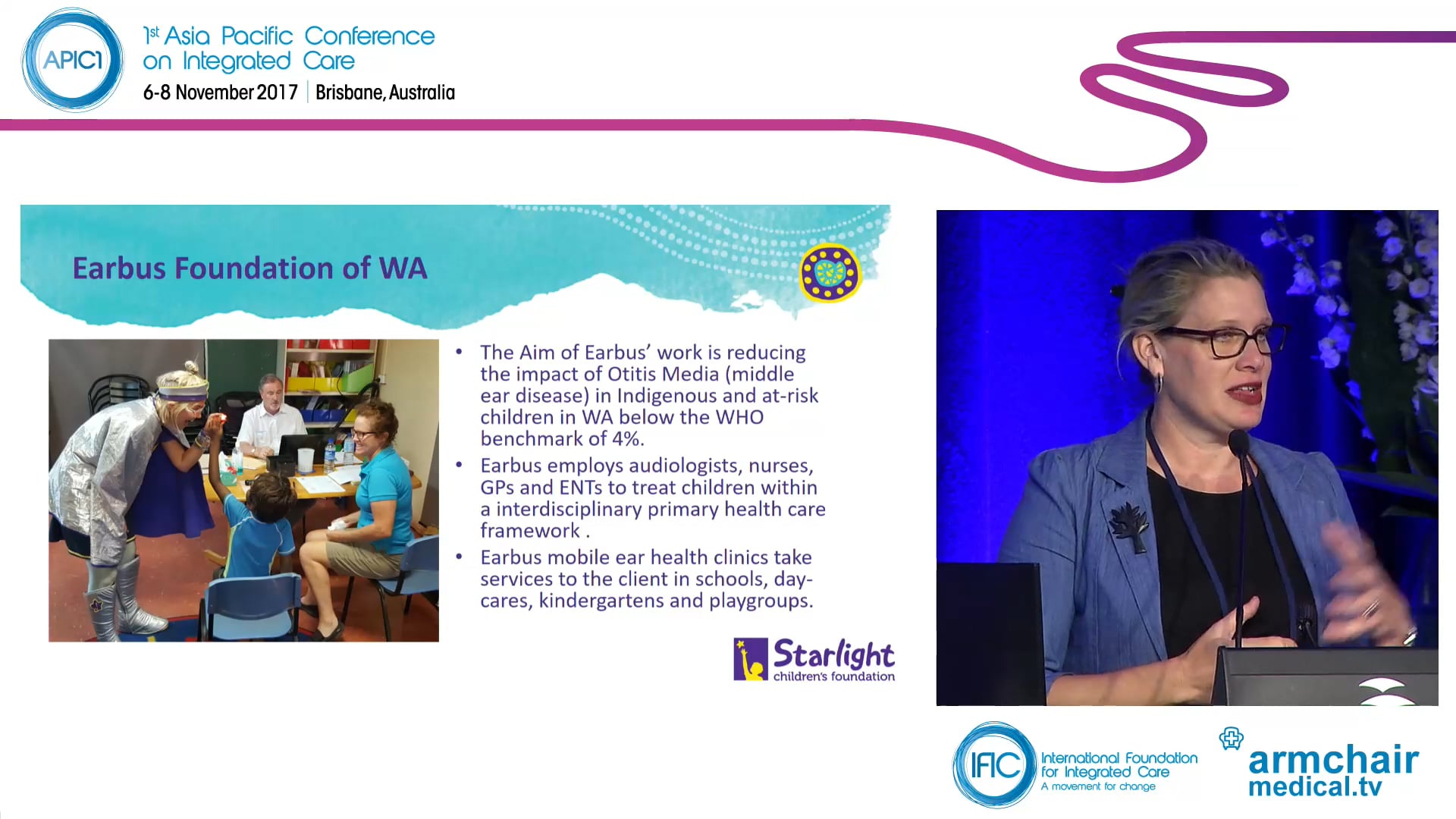 Starlight's healthier futures initiative A partnership model supporting health care delivery to Indigenous children and adolescents Dr Claire Treadgold