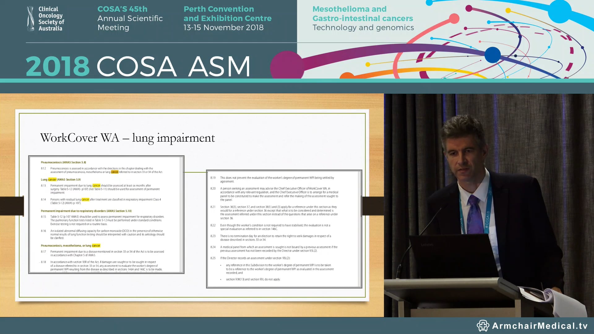 Occupational (Lung) Cancers and Compensation - Assoc Prof Euan Thompson