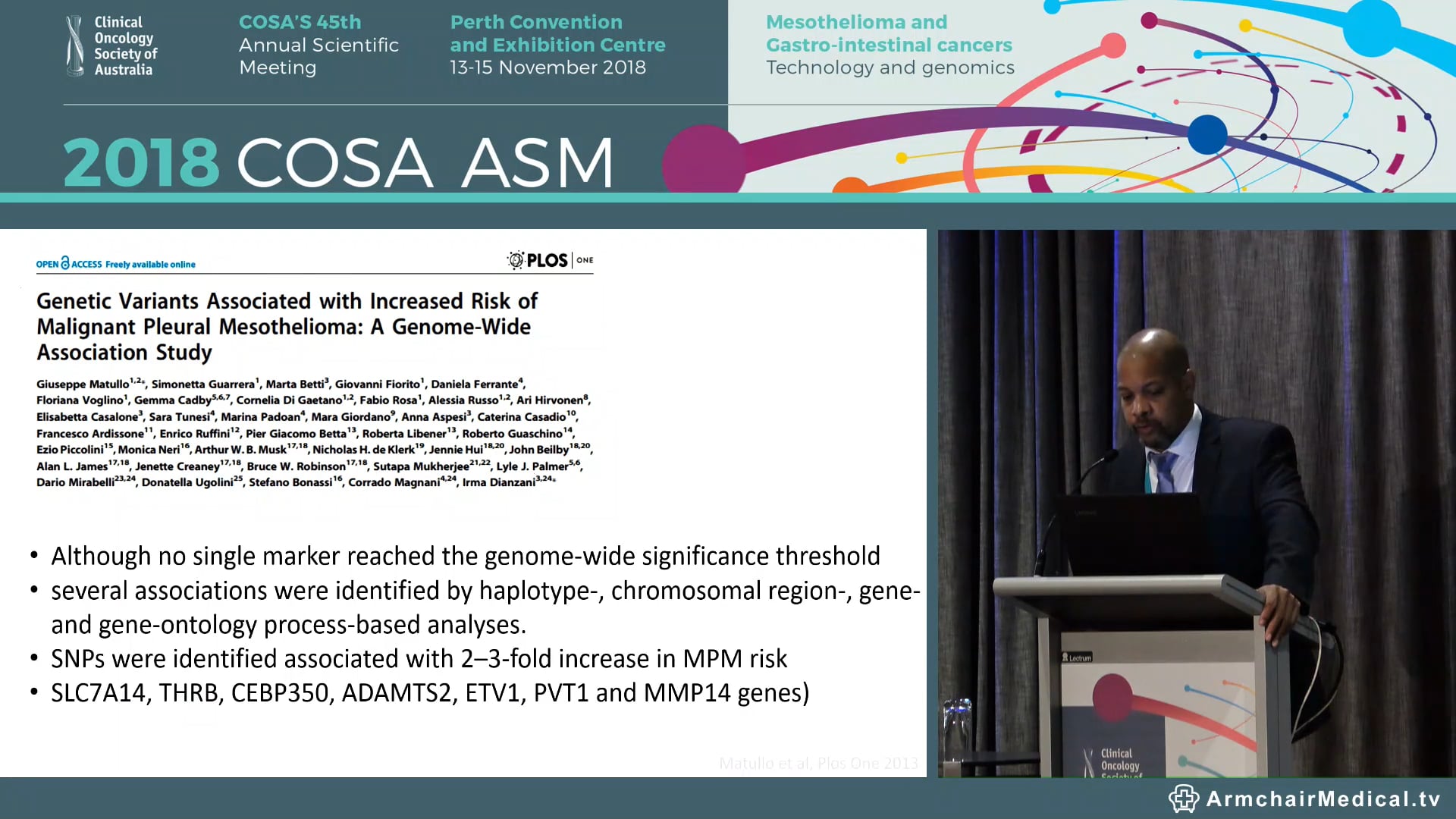 Genetics in mesothelioma - Prof Dean Fennell