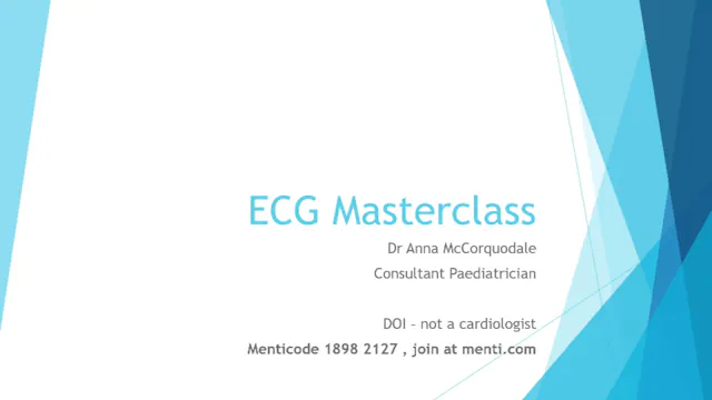 ECG Masterclass Anna McCorquodale