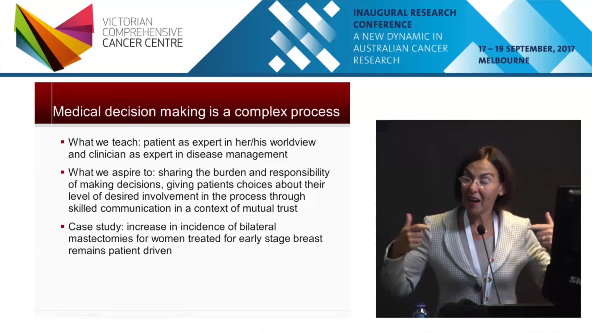 Caring for people living with cancer a fresh look at clinical models for improving patients’ lived experience and health outcomes - Assoc Prof Lidia Schapira