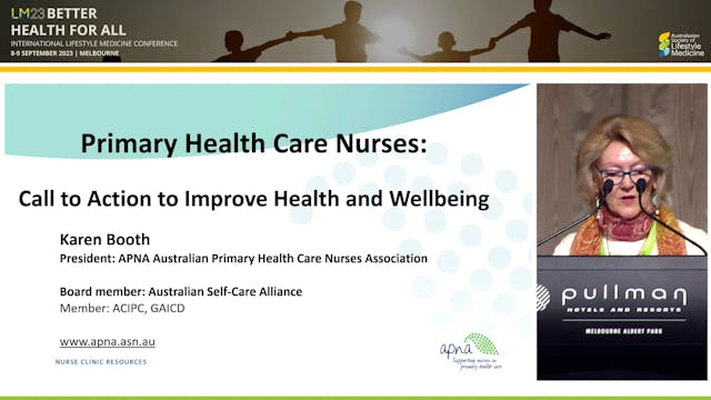 Primary health Care Nurses Karen Booth