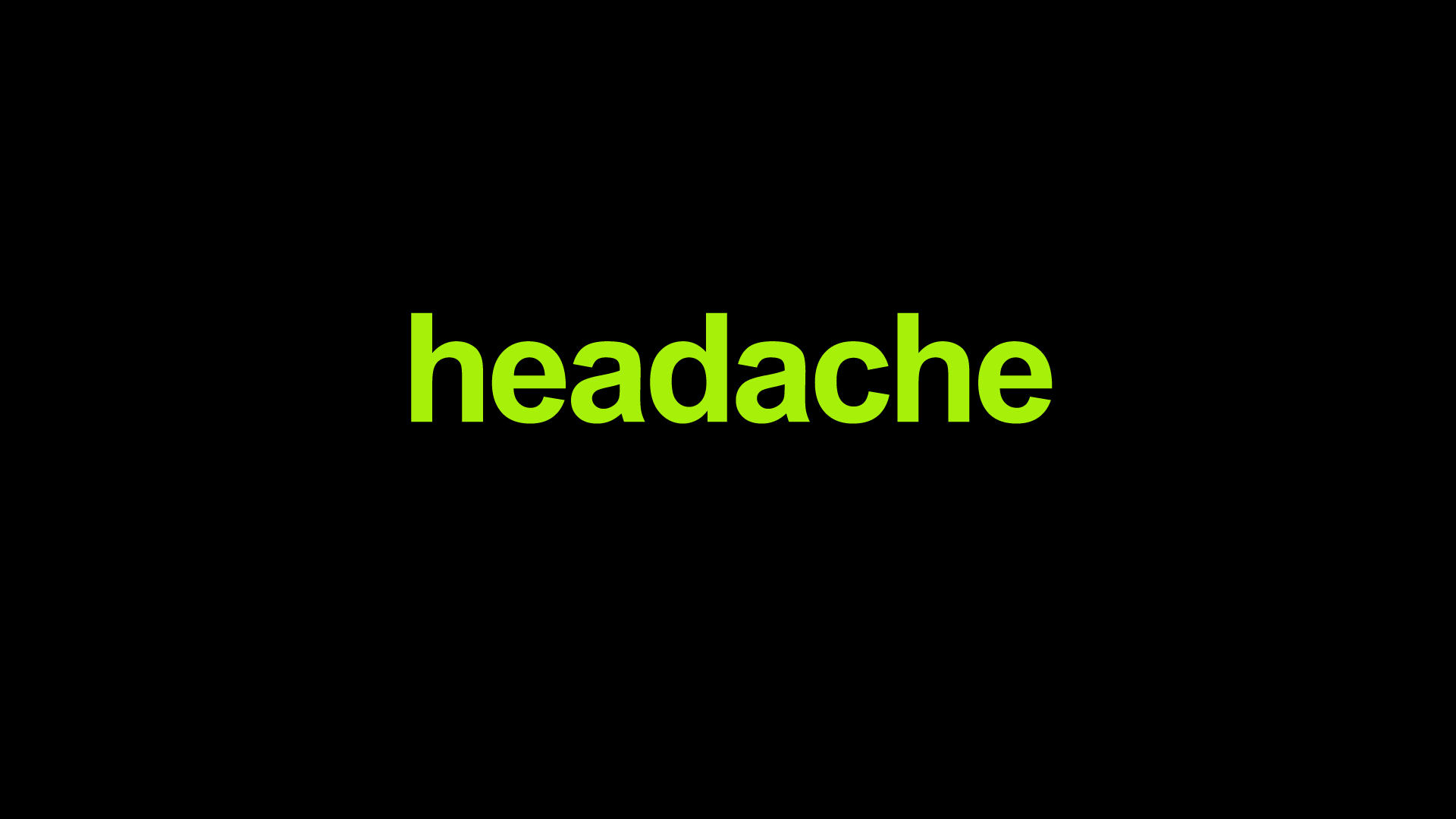 Headache