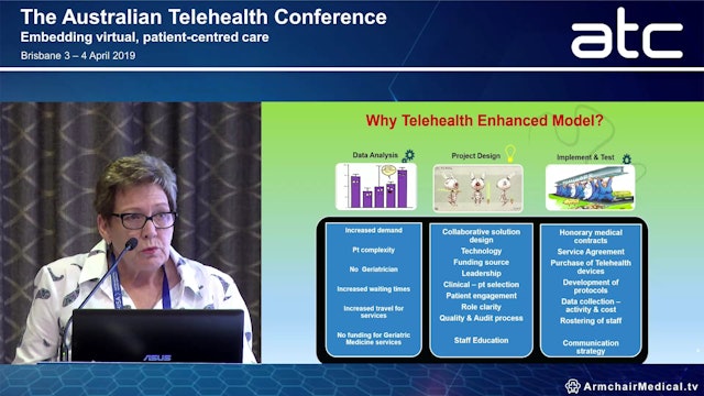 Health service provision for older people in rural communities by collaboration between regional and metropolitan Local Health Districts, utilising telehealth Debra Tooley Manager Aged Care Services Division, Weste