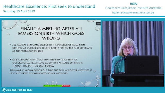 Moral crisis in healthcare Kerrie McDonald Paediatrician