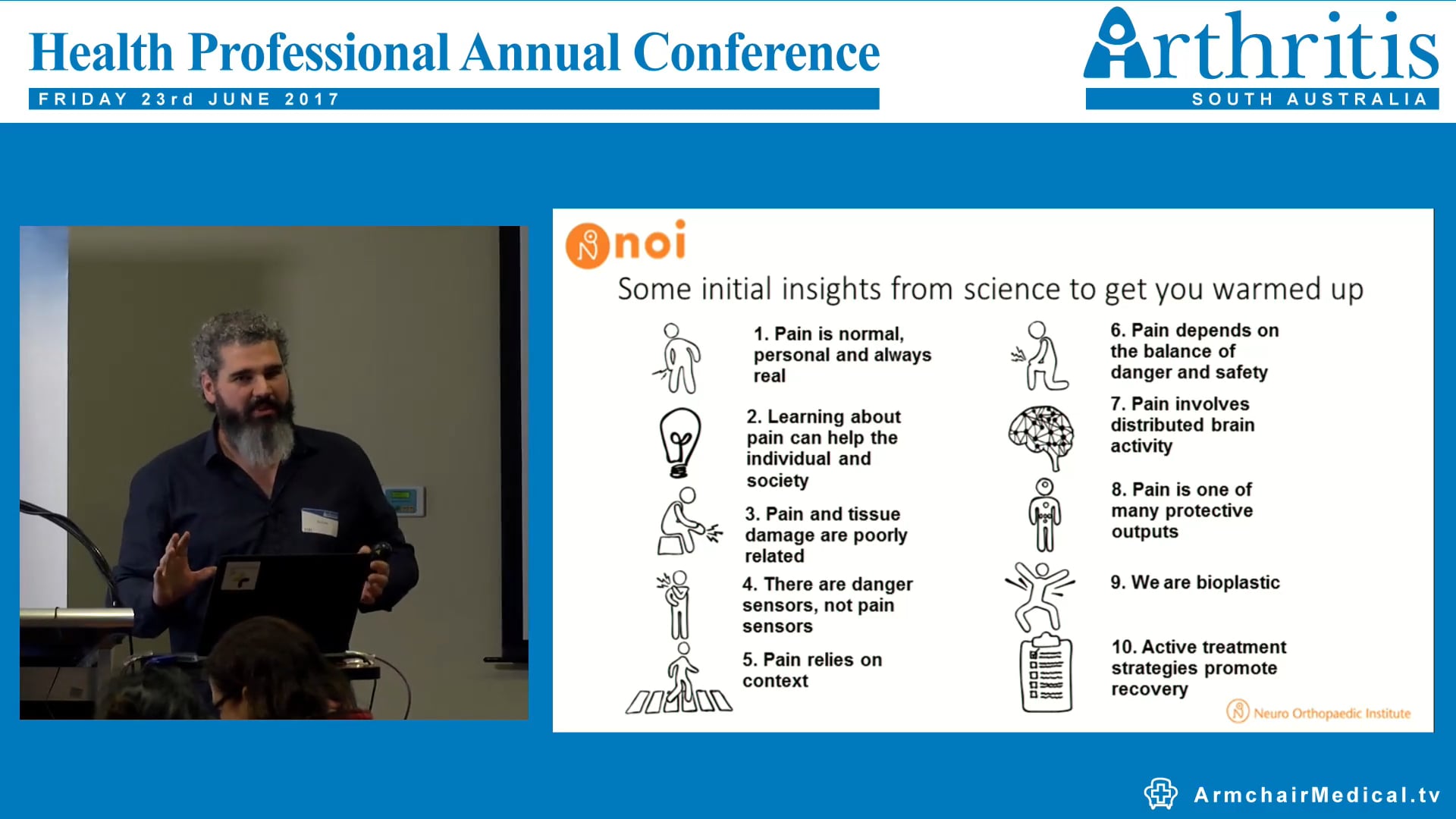 Understanding Pain in 20 minutes Tim Cocks Physiotherapist - Researcher