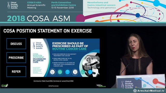 Implemention of Exercise in Cancer Care - Assoc Prof Prue Cormie
