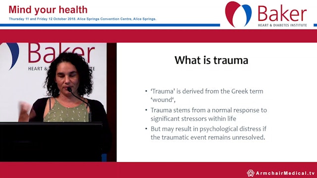 Trauma informed services care for Aboriginal children Danielle Dyall
