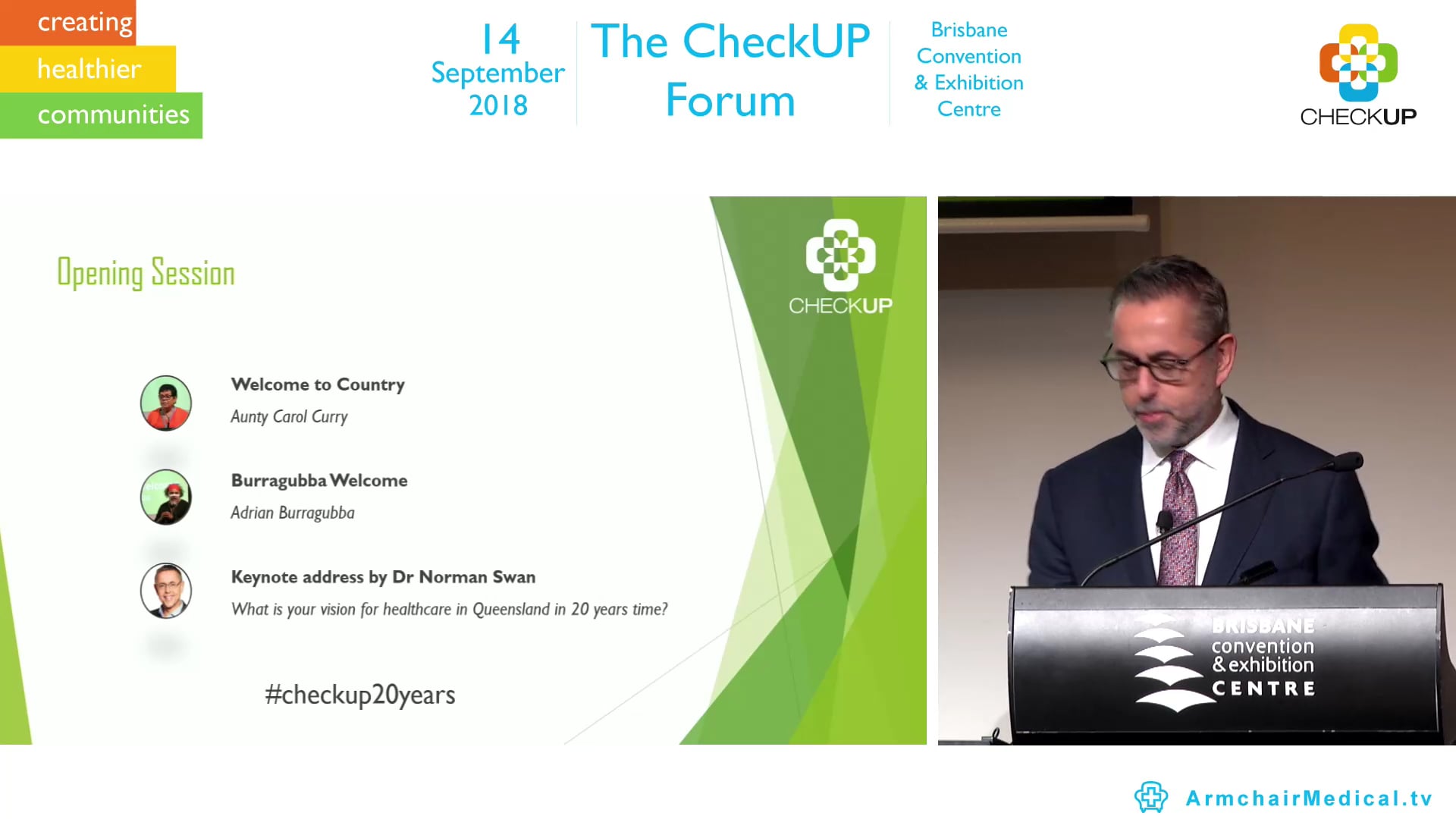 What is your vision for healthcare in Queensland in 20 years time Dr Norman Swan