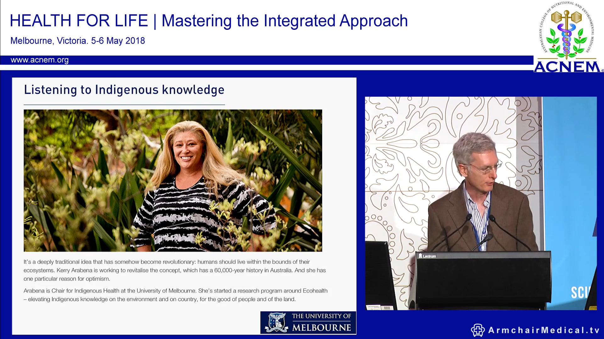 Nurturing your Ecology Dr Ken Winkel