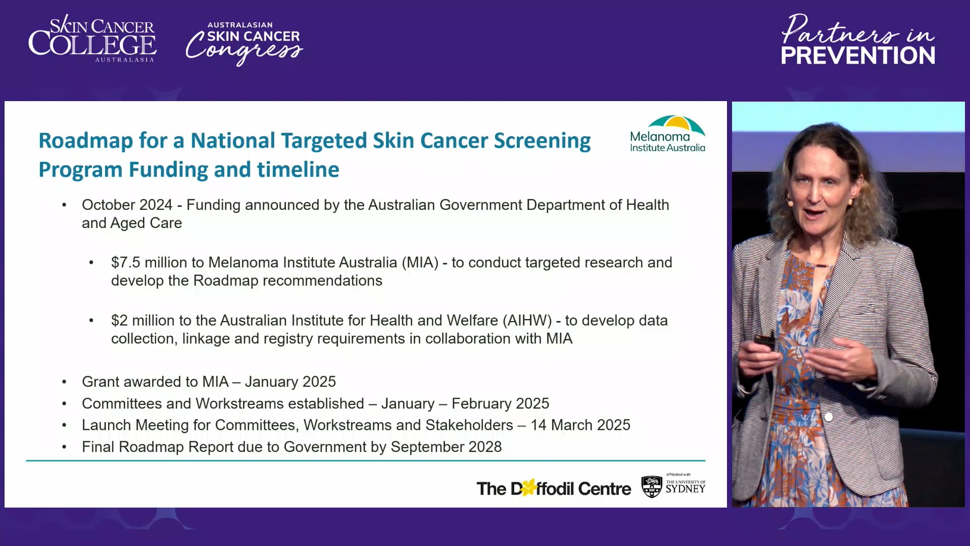 3.1 A National Skin Cancer Screening Program for Australia Prof Anne Cust