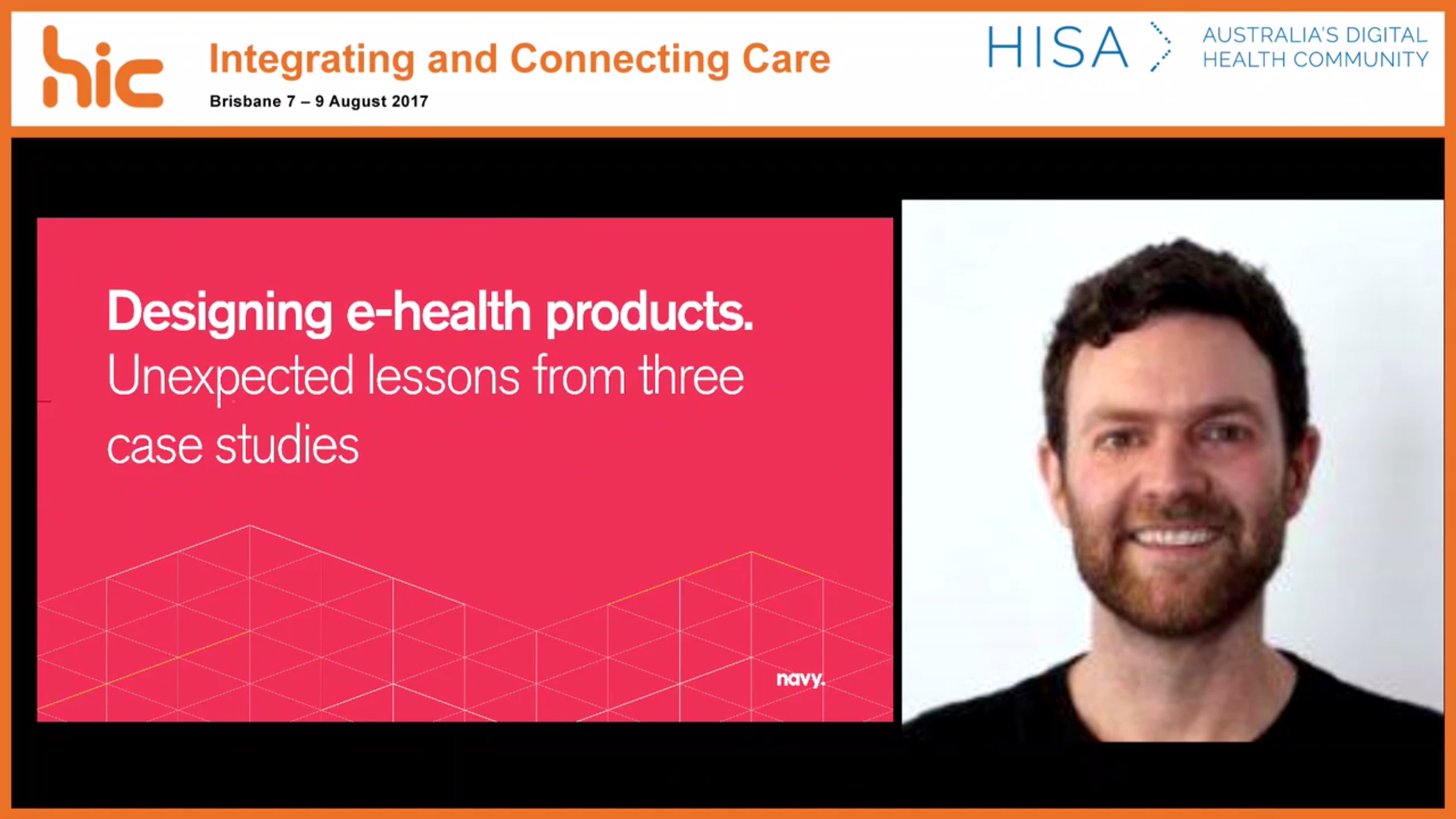 Designing e-health products - unexpected lessons from three case studies Brett Warren