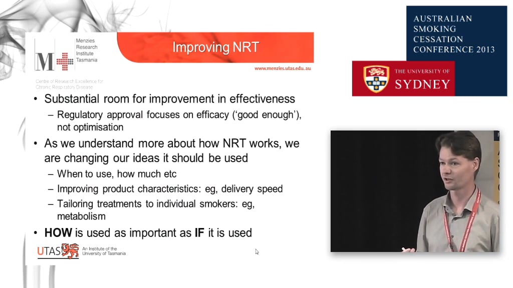 Nicotine replacement therapy Dr Stuart Ferguson