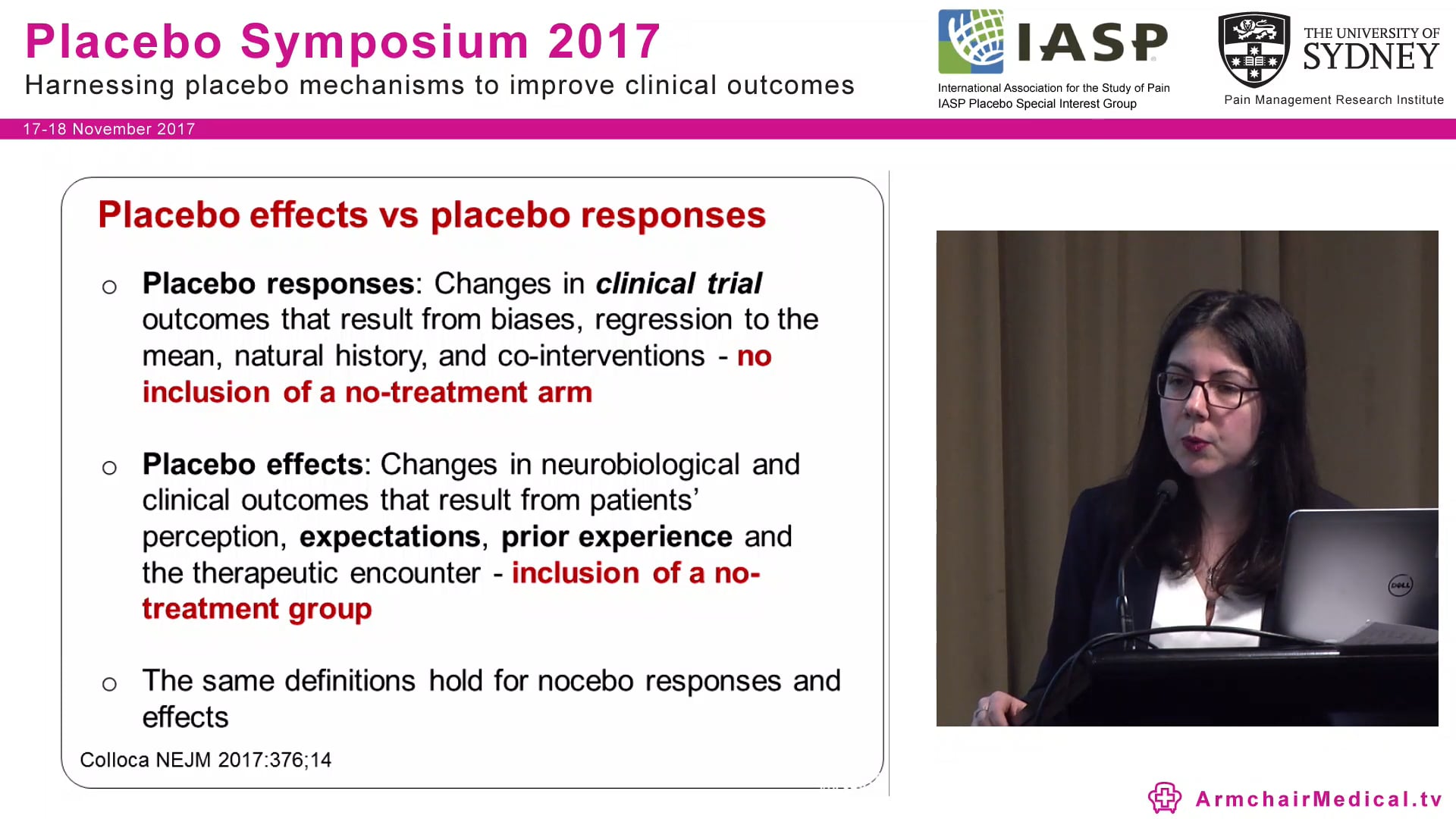 Biological mechanisms of placebo effects Assoc Prof Luana Colloca