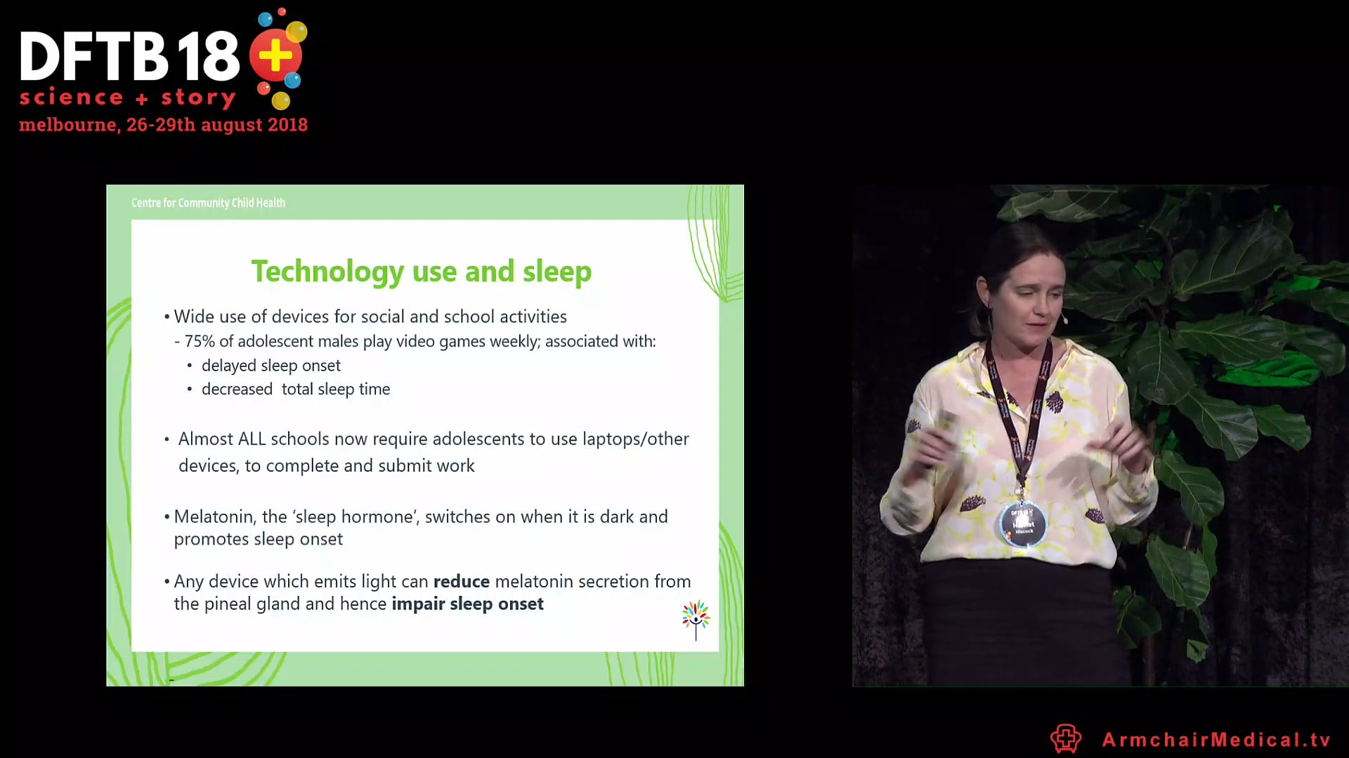 Move over melatonin! Evidence-based behavioural sleep strategies Harriet Hiscock