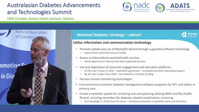 Government funding of Diabetes Technologies Greg Johnson