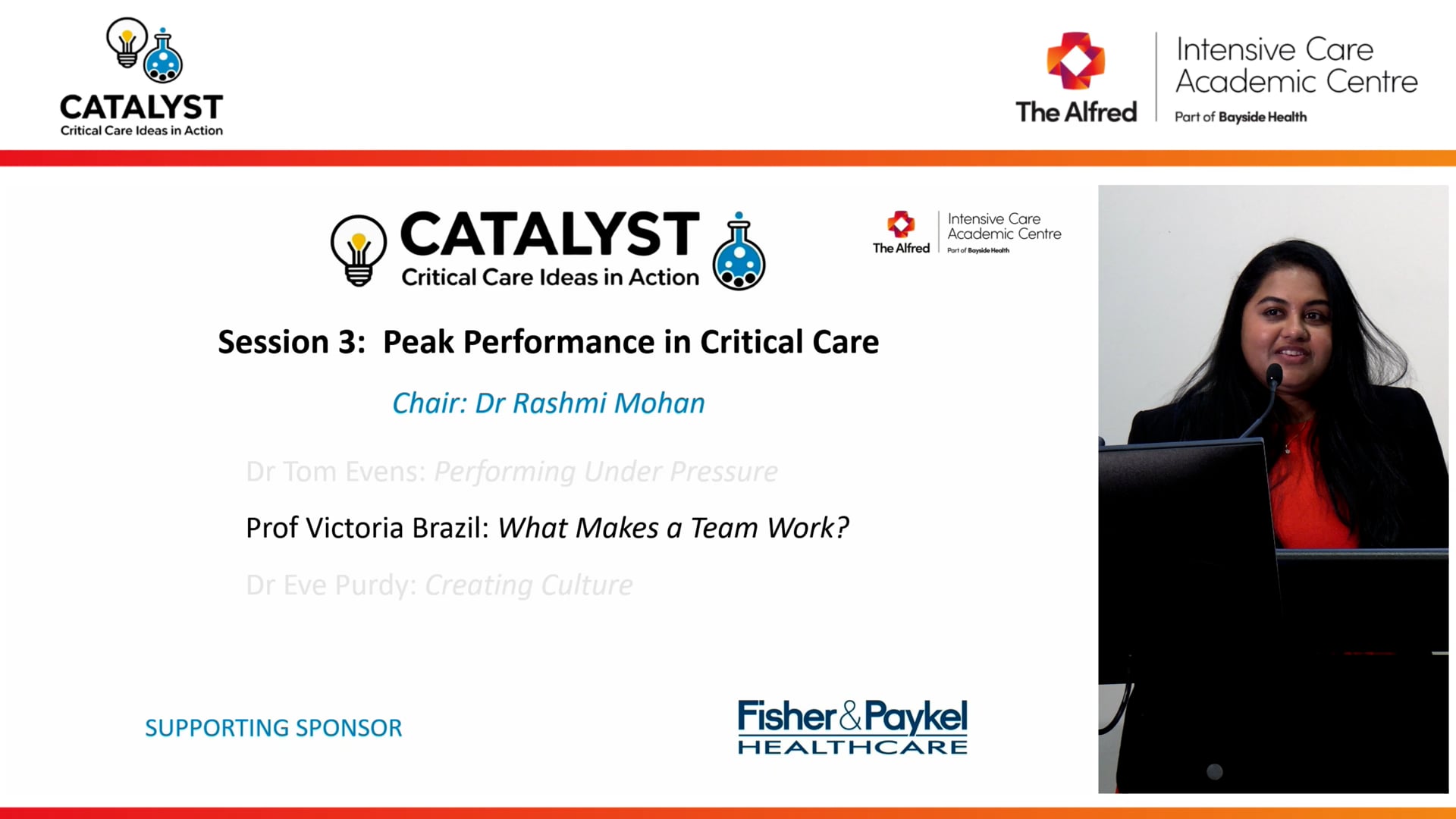 What Makes a Team Work Prof Victoria Brazil