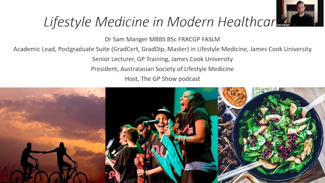 Lifestyle medicine 2022 Dr Sam Manger