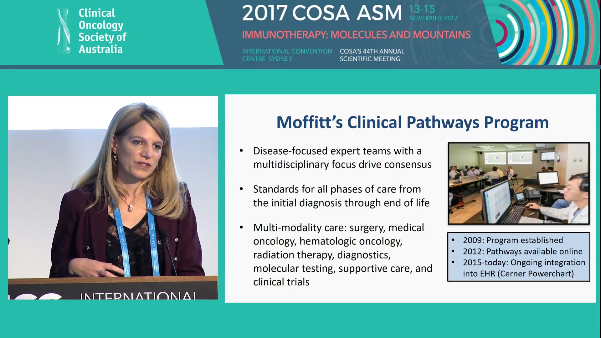 Moffitt clinical pathways translating evidence into standardized practice Dana Rollison