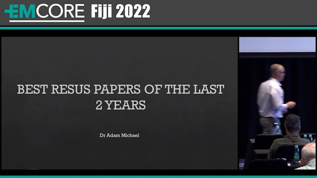 Best RESUS papers of the last two years Adam Michael