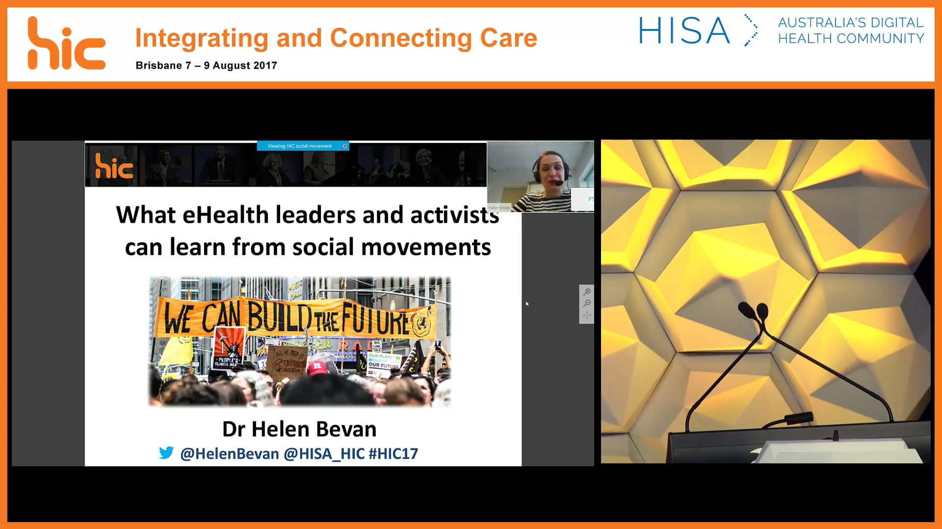 What e-health leaders and activists can learn from social movements Dr Helen Bevan