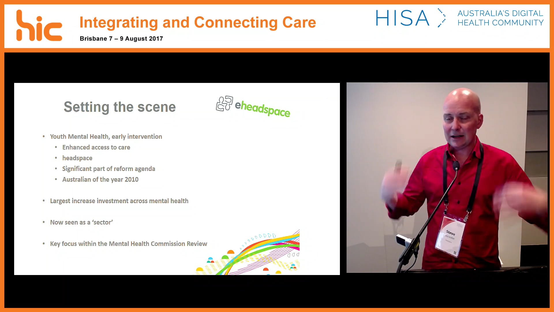 eHeadspace Challenges and Directions Dr Steve Leicester