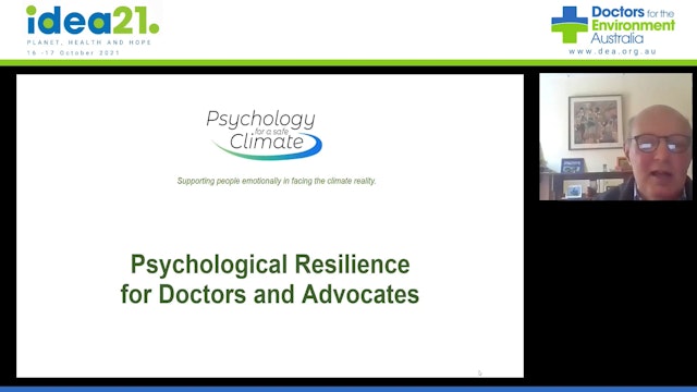 Psychological Resilience for Doctors and Advocates