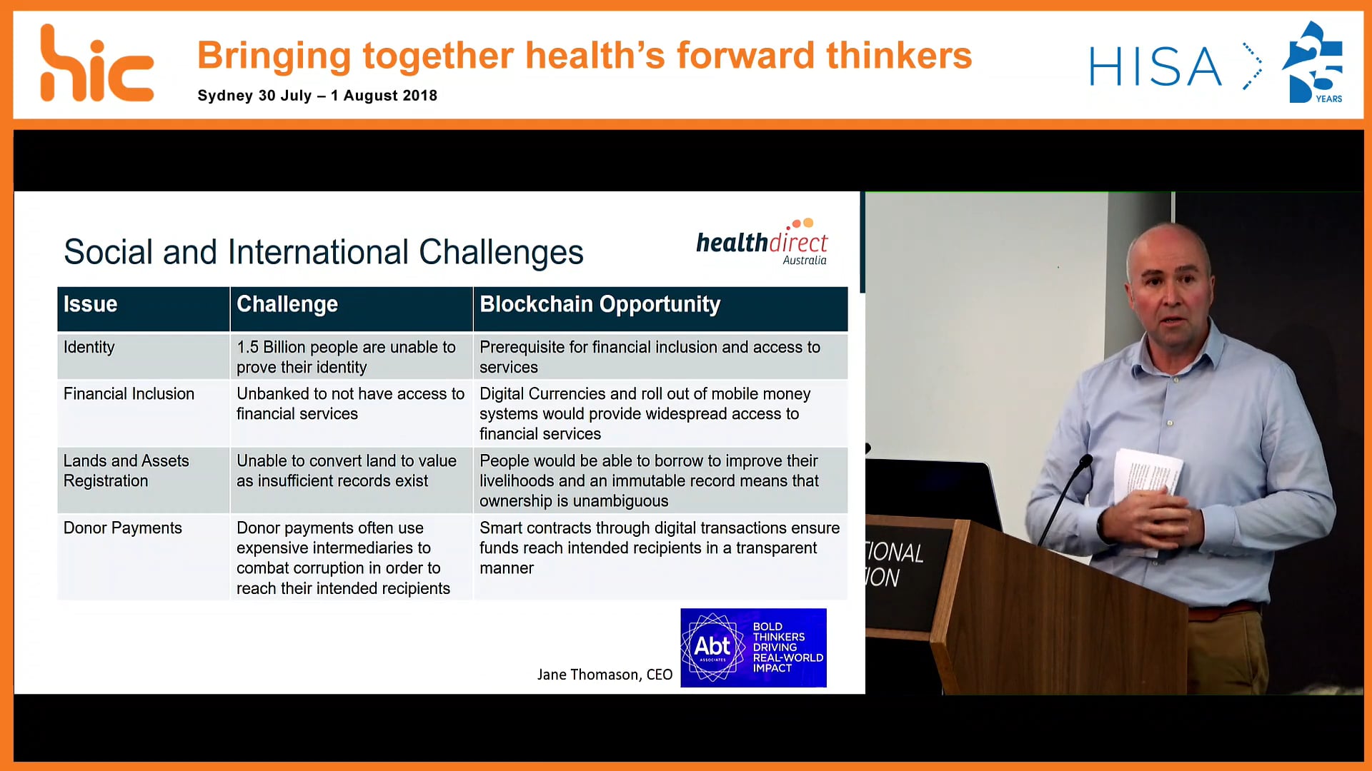 Blockchain in Healthcare is it a craze Dr Michael Costello