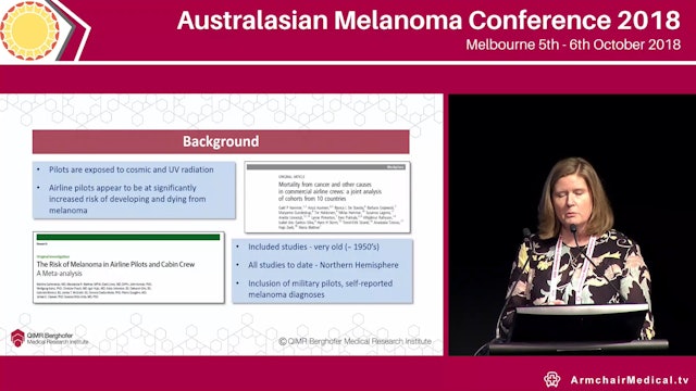 Incidence of melanoma in commercial pilots in Australia Catherine M Olsen