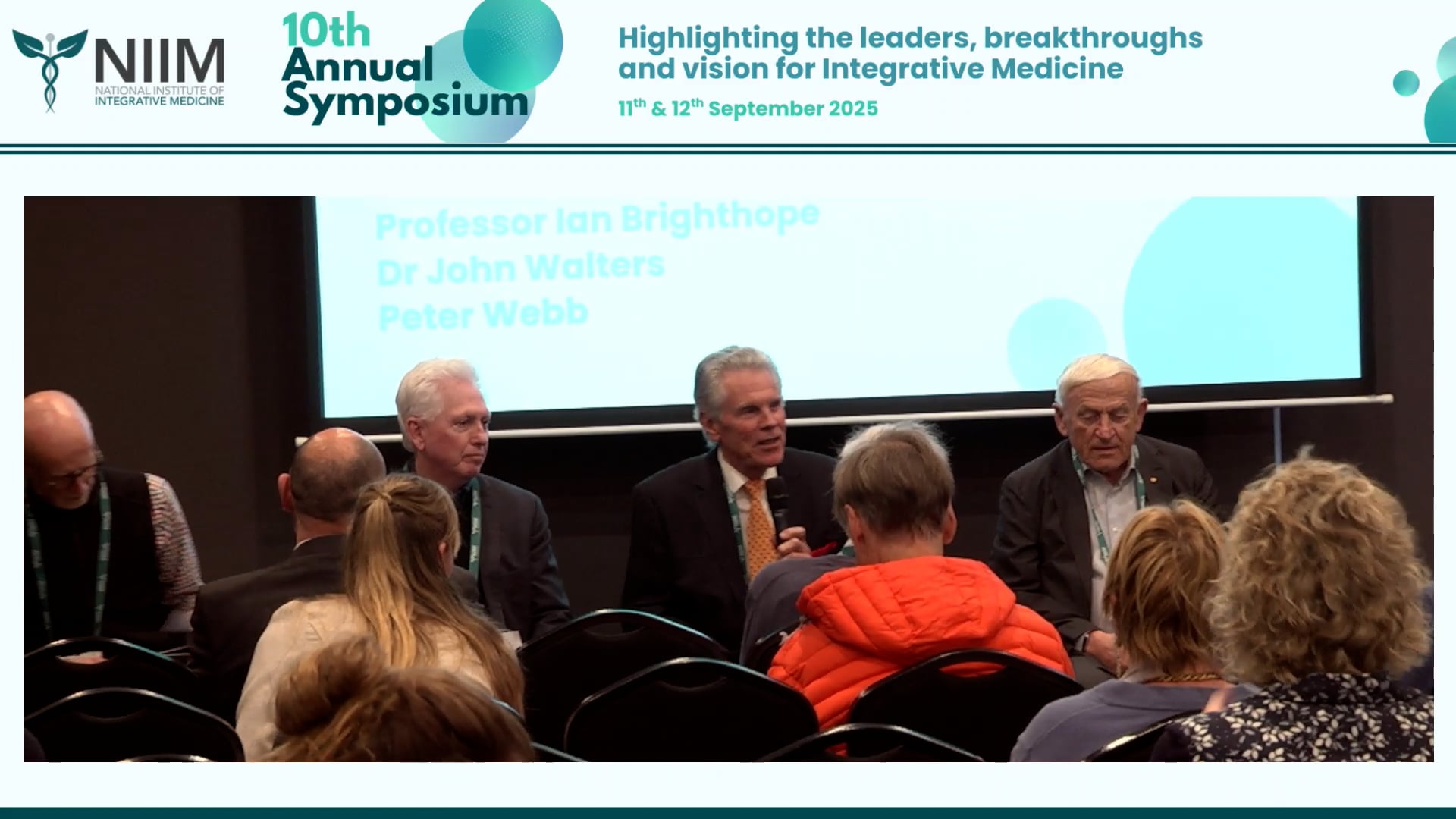 Panel Discussion - Professor Avni Sali AM, Professor Ian Brighthope, Dr John Walters & Peter Webb