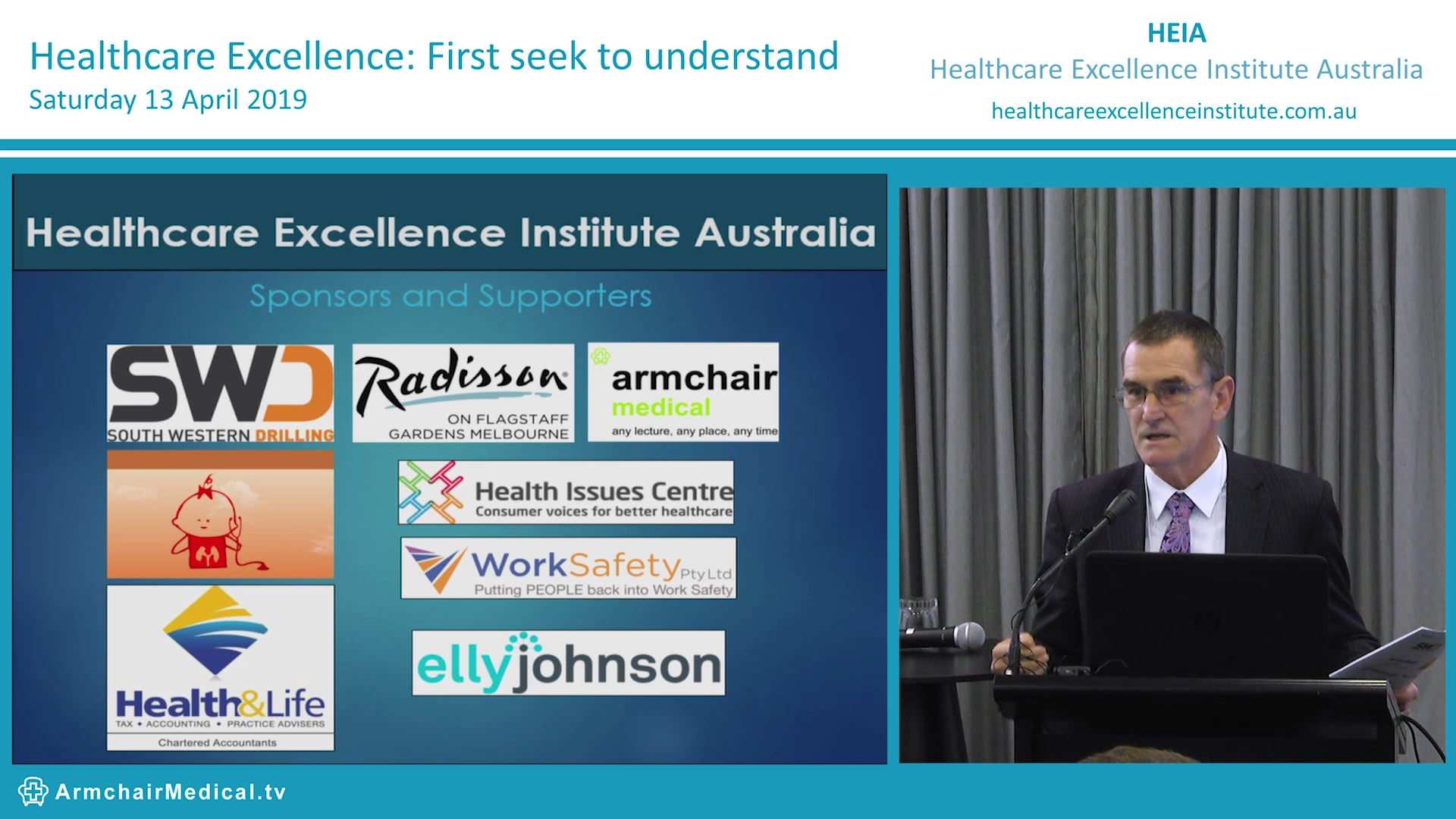 Conference opening Paddy Dewan Paediatric surgeon