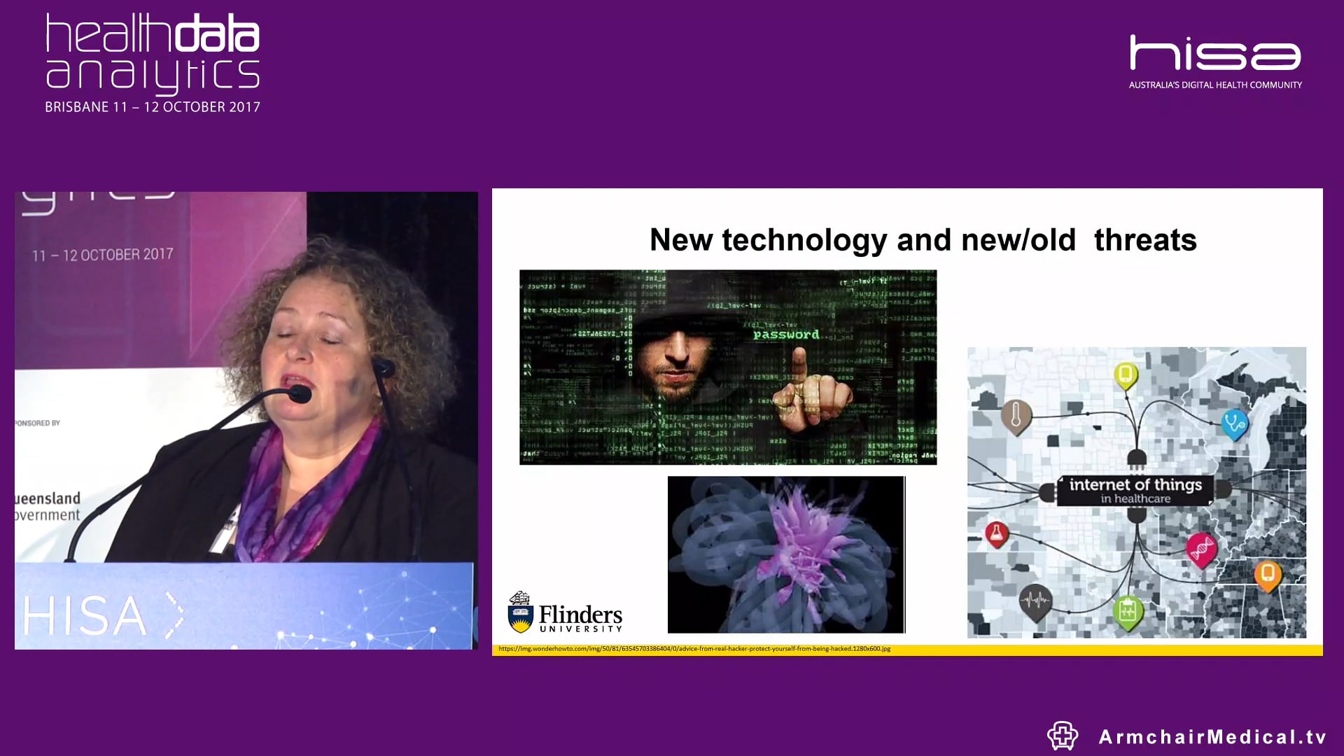 Security in regards to data, cloud use and block chain Prof Trish Williams @TrishWilliamsAu Professor and Chair of Digital Health Technologies, Flinders University
