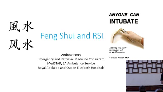 Feng Shui and RSI Dr Andrew Perry