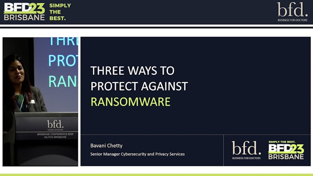 Keyways to Protect Against Ransomware Ashwin Pal RSM Australia