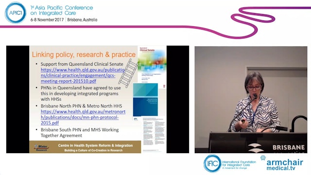 The 10 'Must haves' for successful and sustainable health service integration Caroline Nicholson