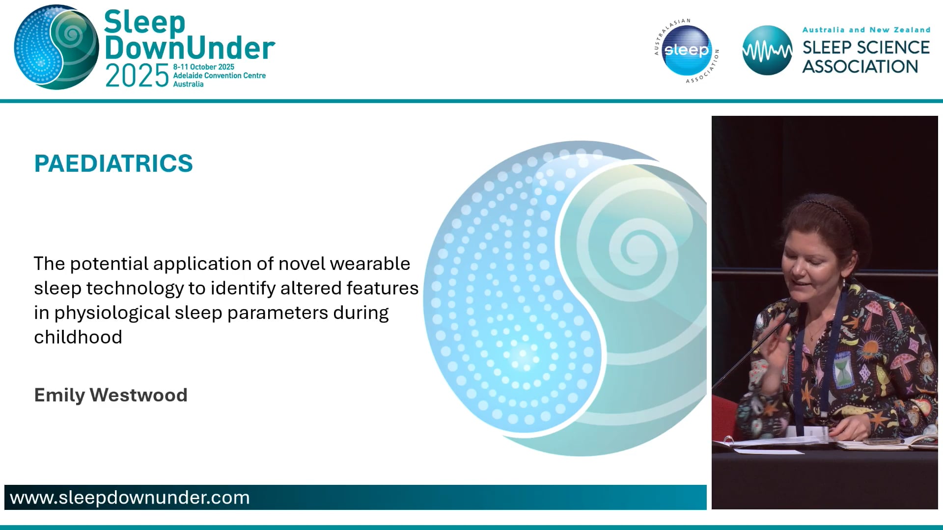 The potential application of novel wearable sleep technology to identify altered features in physiological sleep parameters during childhood Ms Emily Westwood