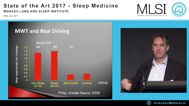 Who need sleep apnoea treatment for safety critical tasks A Prof Mark Howard