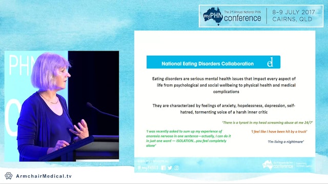 Social determinants of health Eating Disorders Treatment - the future through PHNs