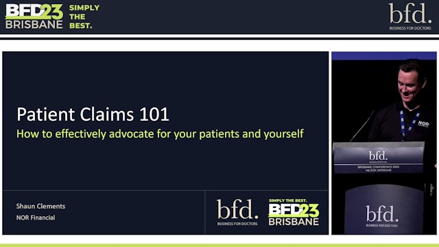 Patient Insurance Claims 101 - How to Effectively Advocate for Your Patients Shaun Clements