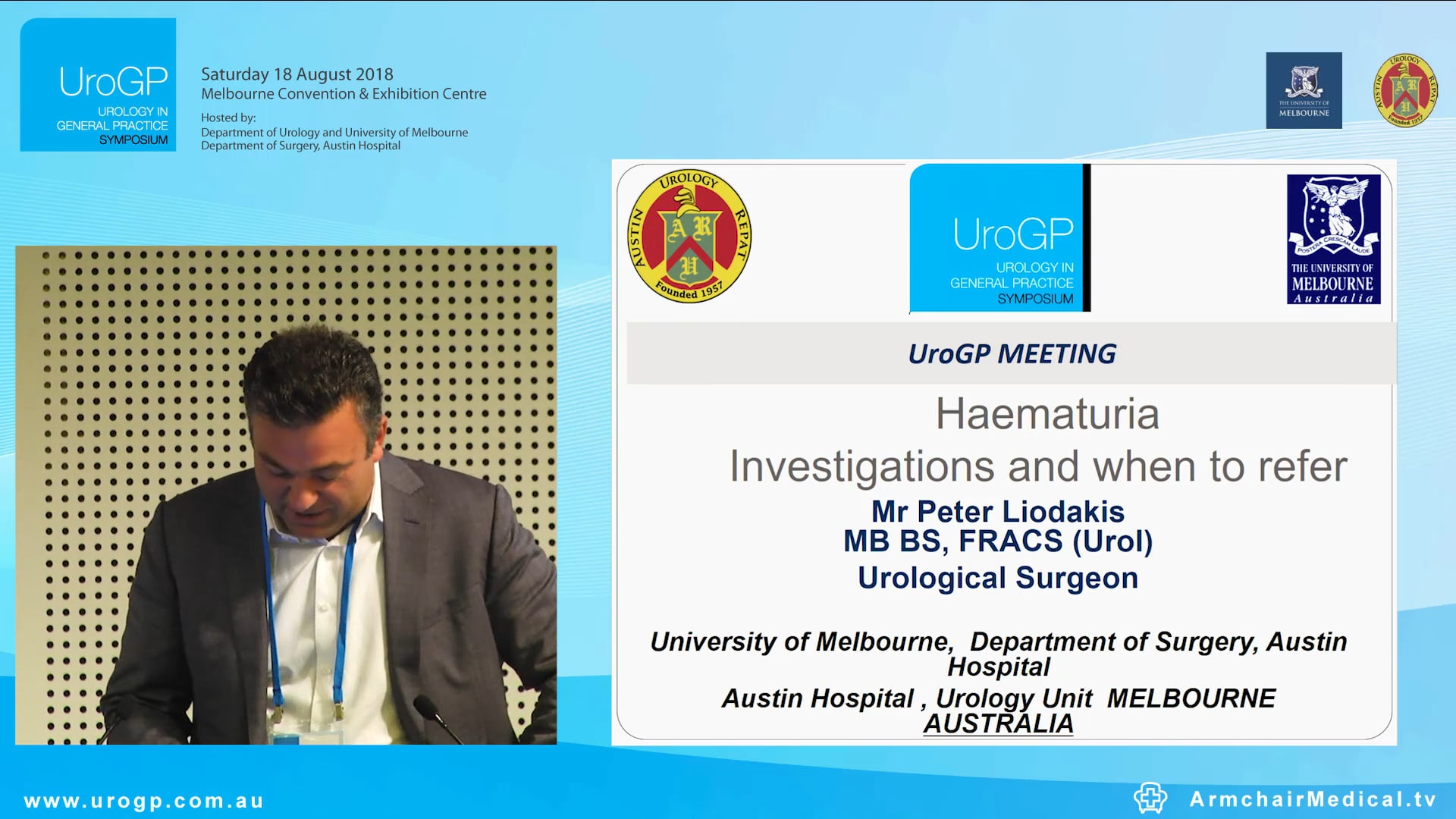 Haematuria Investigations and when to refer, Mr Peter Liodakis