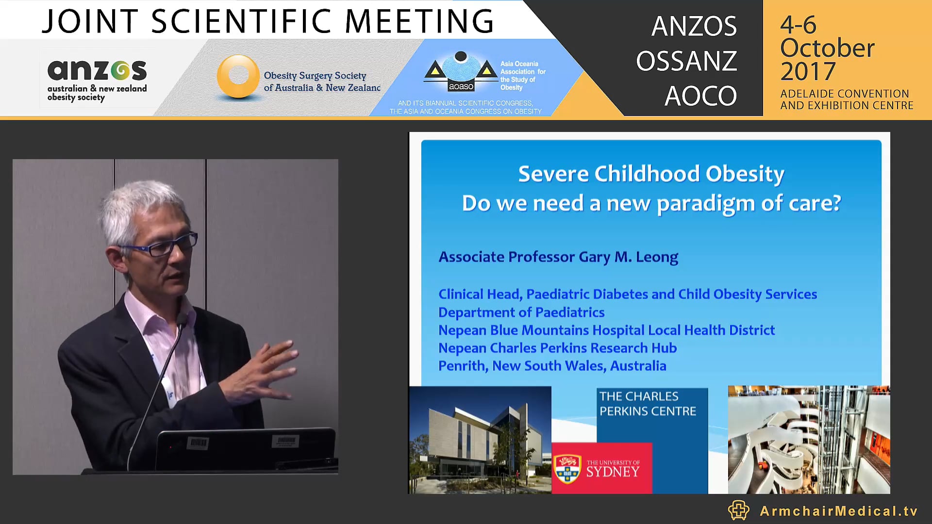 Severe chidhood obesity Do we need a new paradigm of care Assoc Prof Gary Leong