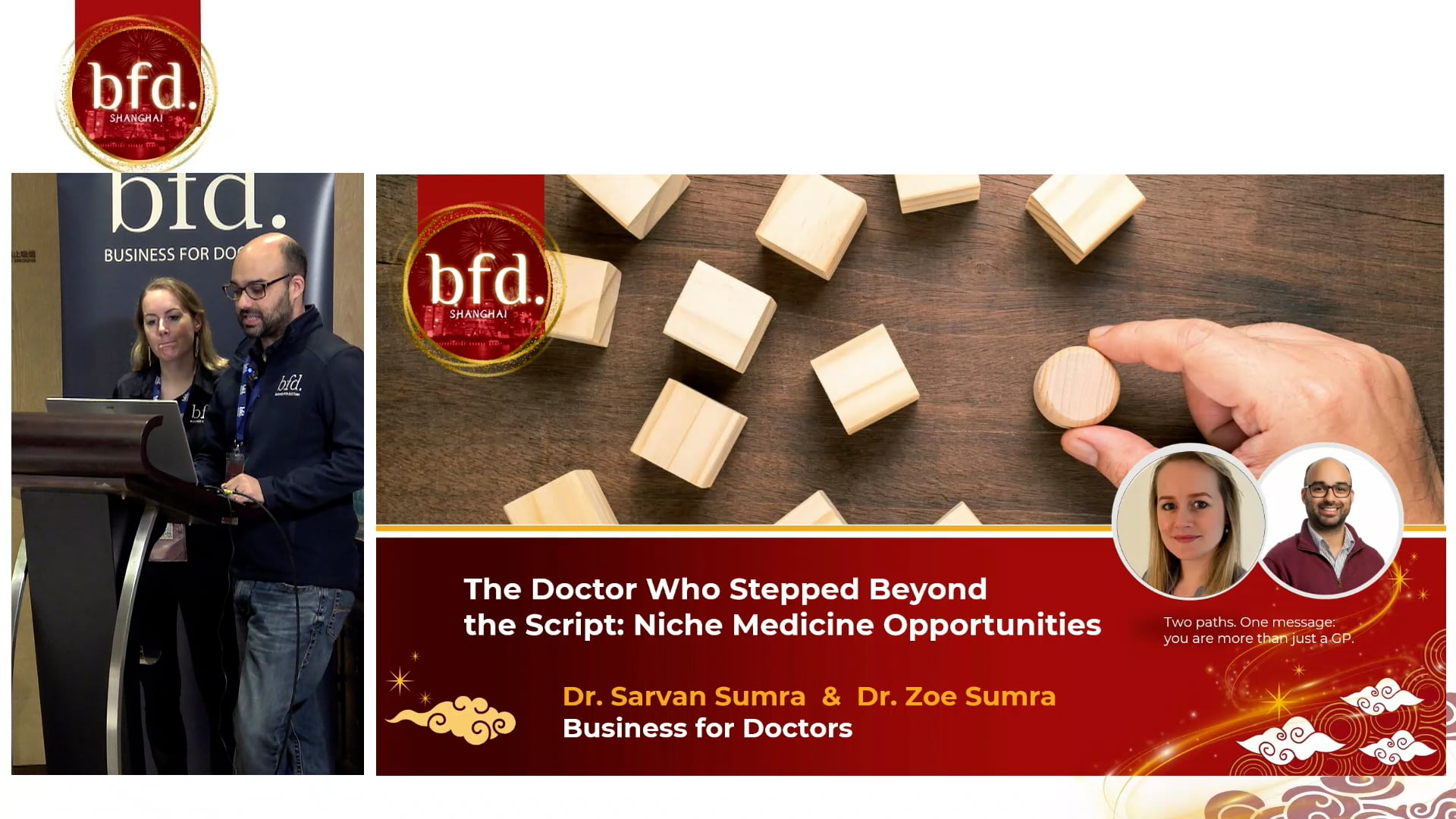 The Doctor Who Stepped Beyond the Script Niche Medicine Opportunities Sarvan Sumra, Zoe Sumra