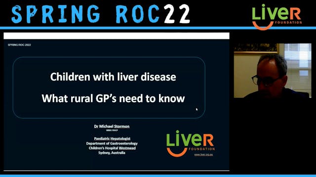 Children with liver disease 